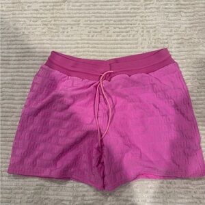 Pink Women's strawberry milk mob Shorts